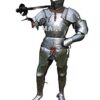 NauticalMart 15th Century Knight Suit of Armor Wearable Plate Armour Combat Medieval Costume Silver 65 313attAJapL