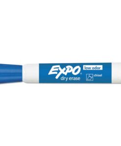 Expo 80003 Low Odor Dry Erase Markers, Chisel Tip, Blue Color, 2 Sets with 12 Markers, Total of 24 Markers 7 313kNsdfq6L