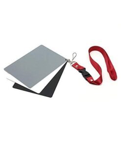 White Balance Cards 18% Gray Grey Card. Use for Video, DSLR and Film. Custom Calibration Camera Checker Cards. Premium Exposure Photography Card Set. Free Ebook Included + Instruction Guide 27 314 c3yaVSL