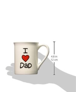 Our Name is Mud “I Heart Dad” Stoneware Mug, 16 oz. I Heart Dad 5 314PSXKEoiL
