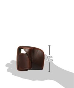 MegaGear "Ever Ready" Leather Camera Case – Easy to Install, Tripod and Peripheral Friendly Accessory – Compatible with Sony Alpha A6000, A6300 (Dark Brown) Dark Brown 29 314f9IUg5rL