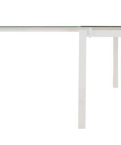 Signature Design by Ashley Baraga Contemporary Glass L-Shaped Home Office Desk, White 41 314vuLtNf5L