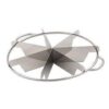 NEW, 7-Slice Pie Cutter Press, 18/8 Gauge Stainless Steel, Commmercial Grade, Side-Handles (1, A) 1