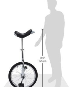 Fun 20 Inch Wheel Unicycle with Alloy Rim Chrome 14 315RN DIlQL