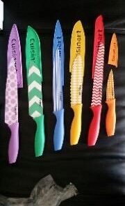 Cuisinart C55-12PR1 12-Piece Printed Color Knife Set with Blade Guards, Multicolored 19 315TkeBzwHL