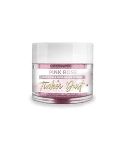 Alternative view of Bakell Pink Rose Tinker Dust®, 5 Gram | KOSHER Certified | 100% Edible Glitter | Cakes, Cupcakes, Cake Pops, Drinks, Glitter & Dusts (Pink Rose)