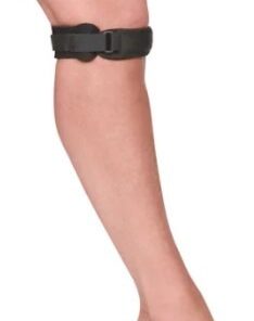 IPOW 2 Pack Knee Pain Relief & Patella Stabilizer Knee Strap Brace Support for Hiking, Soccer, Basketball, Running, Jumpers Knee, Tennis, Volleyball & Squats. One Size Black 28 3166 HykvOL