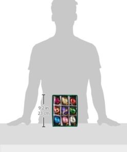 Kurt Adler GG0517 Glass Decorative Egg Ornament, 45Mm, Set Of 9 Kurt S. Adler YAMGG0517 24 317vs9t1LuL