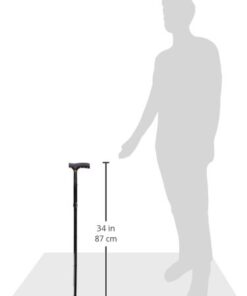 Drive Medical Foam Grip Walking Cane Black 1 Count (Pack of 1) Folding Cane 9 318QopmP9QL