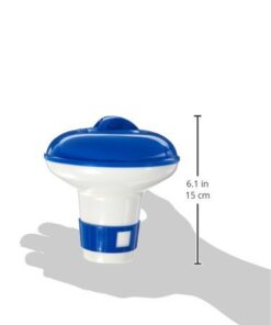 HYDROTOOLS BY SWIMLINE 8715 Mini Chemical Dispenser For Spas and Personal Pools| Compatible With Bromine & Chlorine Supports 1’’ Tablets | Adjustable Control Ring For Customizable Flow Rate Classic (Mini) 25 318mP3cbUFL