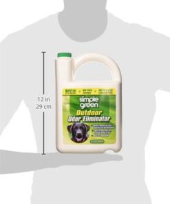 Simple Green Outdoor Odor Eliminator for Pets, Dogs, 1 gallon Refill - Ideal for Artificial Lawns & Patio, Milky White 30 319BYFTI L