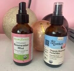 Sky Organics Organic Rosewater Facial Mist for Face, 100% Pure & Steam-Distilled USDA Certified to Hydrate, Balance & Refresh, 4 fl. Oz 36 319Okji81dL