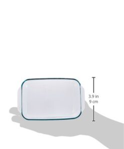 Alternative view of Pyrex Basics Clear Oblong Glass Baking Dishes, 2 Piece Value Plus Pack Set