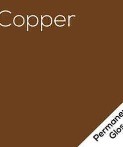 (10) 12" x 12" Sheets - Oracal 651 Metallic Copper Adhesive Craft Vinyl for Cricut, Silhouette, Cameo, Craft Cutters, Printers, and Decals - Gloss Finish and Outdoor and Permanent (10) Sheets 12 31APvXmuRDL