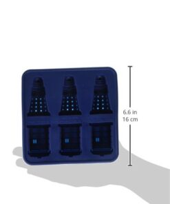 chain supply DGT3036 Doctor Who Silicone Ice Cube Tray Tardis & Daleks Dark Blue 19 31Au9Zky0lL