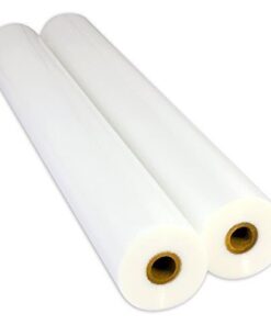 USI WrapSure Standard Thermal Roll Laminating Film, 1 Inch Core, 3 Mil, 25 Inches x 250 Feet, Clear, Gloss Finish, 2-Pack