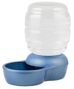 Petmate Replendish Gravity Waterer With Microban for Cats and Dogs, 2.5 Gallons,Blue, Made in USA Blue 2.5 GAL 42 31BeMbo3L