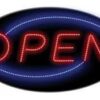EXTRA LARGE 24X14 OPEN LED NEON SIGN WITH ON/OFF ANIMATION + ON/OFF SWITCH +CHAIN EXCLUSIVE BYWet Chalks TM LOGO IN SIGN 15 31CDJTqDAL