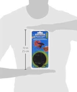 Alternative view of Hydor Betta Bowl Slim Fish Tank Heater, 7.5-watt, measures 3.5 inches round, black; For tanks 2-5 gallons 7.5 Watt, Round, up to 5 gal