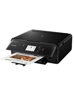 Canon PIXMA TS6220 Wireless All In One Photo Printer with Copier, Scanner and Mobile Printing, Black, Works with Alexa 40 31Csh5AvPIL