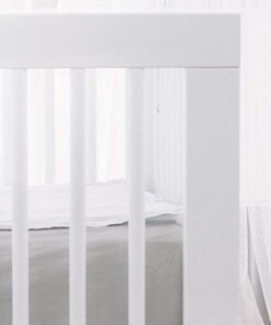 Alternative view of QuickZip Crib Extra Zip-On Sheet (SecureFit Wraparound Base Not Included) - Faster, Safer, Easier Baby Crib Sheets - White 100% Cotton - Fits All Standard Crib Mattresses