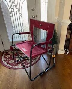 GCI Outdoor Freestyle Rocker Portable Rocking Chair & Outdoor Camping Chair Red 25 31DGr6XumL