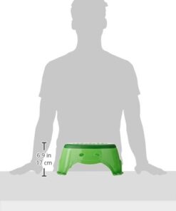 Mommy's Helper Step Up Non-Slip Stepstool Froggie Collection, Green , 14x8.25x6.5 Inch (Pack of 1) 14x8.25x6.5 Inch (Pack of 1) 15 31Dw8XiMWqL