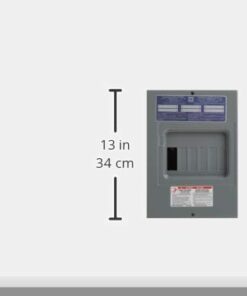 Square D by Schneider Electric HOM612L100SCP Homeline 100 Amp 6-Space 12-Circuit Indoor Surface, No Size, No Color ELECTRICAL_BOARD Load Center 18 31E0EcQyVcL
