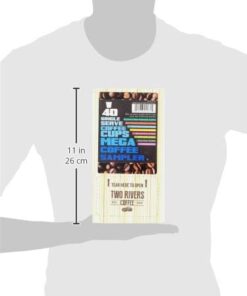 Two Rivers Coffee Mega Coffee Lovers Pods, Compatible with K Cup Brewers Including 2.0 Pods, Mega Coffee, 40 Count,TRC MS40 Mega Coffee Variety 40 Count (Pack of 1) 34 31EulHyea0L