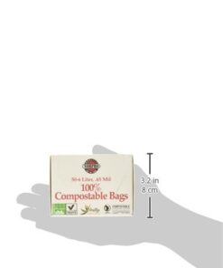 Norpro 100% Compostable Bags, 50 Count (870) , Grey One Pack 17 31GWM6ABsfL
