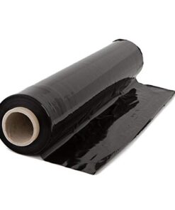 16 Rolls 18 inch x 1500 Feet Stretch Wrap 80 Gauge Heavy Duty Shrink Film, Extra Strong 18 inch Black Hand Stretch Wrap, Pack of 16 Rolls Black 18" wide x 16 Rolls 11 31GyELiN4bL