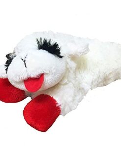 Alternative view of Multipet INTERNATIONAL 843140 Lambchop Plush Squeak Toy Mini for Pets, 6-Inch, White, x-small 6" Mini