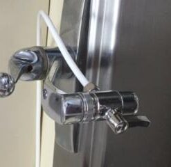 Malida diverter valve for counter top Water Filters Faucet Adapter, 1/2 inch female thread with push on 1/4 inch tubing. 11 31HiTpA 7tL