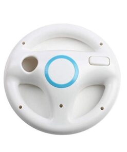 Alternative view of GH Mario Kart 8 Steering Wheel Compatible with Nintendo Wii (Original White, 2 Pack), Racing Games Wheels for Wii (U) Remote Controller (6 Colors Available) 2 Pack Original White