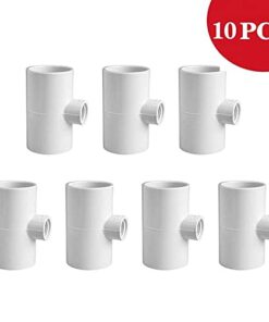 10 PVC Tee for Threaded Red Chicken Nipples Or Threaded Brass Rabbit Nipples 13 31HxIuMpRqL
