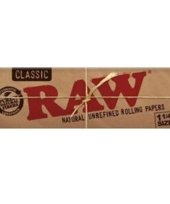 Raw Unrefined Classic 1.25 1 1/4 Size Cigarette Rolling Papers, 50 Count (Pack of 4) 20 31ID2pqs6L