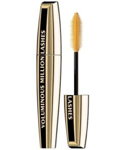 L’Oreal Paris Makeup Voluminous Million Lashes Mascara, Volumizing Collagen Infused Eye Makeup, Amplifying Mascara Brush, Washable, Blackest Black, 0.3 Fl Oz., 1 Count 0.30 Fl Oz (Pack of 1) Washable Blackest Black 32 31JCIugoRHL