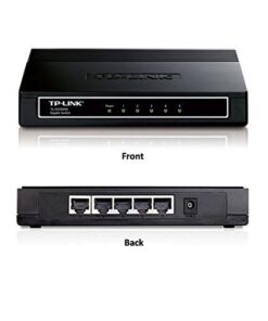 TP-Link 5 Port Gigabit Ethernet Network Switch | Plug and Play | Desktop or Wall-Mount | Plastic Case Ethernet Splitter | Fanless | Traffic Optimization | Unmanaged (TL-SG1005D),Black 27 31KOKmyDZL