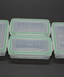 Orchidtent 4 Pieces Clear Plastic Waterproof Battery Storage Case Holder Organizer for 18650 Batteries / 16340 Batteries / CR123A batteries 20 31L5bnZlP1L