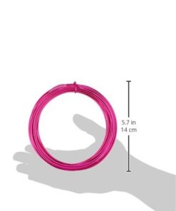Alternative view of Minor Details 42614 12 Gauge Aluminum Craft Wire, 39', Fuchsia