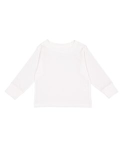 Alternative view of Clementine Apparel Unisex Toddler 3-Pack Long Sleeve Basic Tee Shirt, Size 2-6Yr 4T White/Black/Pink
