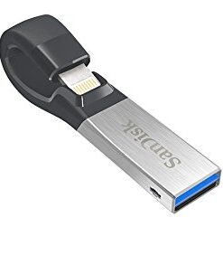 SanDisk 32GB iXpand Flash Drive for iPhone and iPad - SDIX30C-032G-GN6NN, Black 24 31NSZXW2SrL