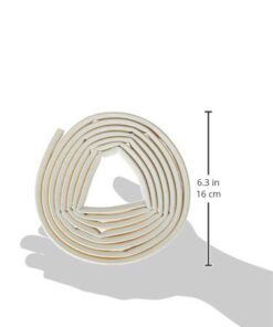 Duck Brand Heavy-Duty Self Adhesive Weatherstrip Seal for Large Gap, 3/8-Inch x 1/4-Inch x 17-Feet, 1 Seal, White (282433) 33 31O1DYaZ7eL