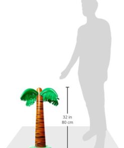 Alternative view of Beistle 34-Inch Inflatable Palm Tree; Green/Brown, 2/Pack (50003)