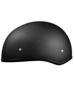 Daytona Helmets Half Skull Cap Motorcycle Helmet – DOT Approved X-Large Dull Black 25 31Oqtbk6saL