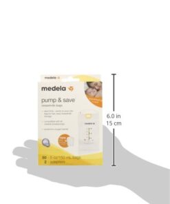 Medela Pump and Save Breast Milk Bags, 50 Count 50 Count (Pack of 1) 9 31PDBjbA8hL