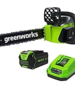 Greenworks 40V 16" Brushless Cordless Chainsaw (Great For Tree Felling, Limbing, Pruning, and Firewood / 75+ Compatible Tools), 4.0Ah Battery and Charger Included 16" (4.0Ah) Gen 1 58 31PxNMG4jpL