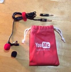 YouMic - Small Lavalier Microphone with Clip - Lav Lapel Mic for Camera Phone iPhone iOS Android PC Laptop Video Recording - Noise Cancelling 3.5mm Jack 32 31Q6FvxKaZL