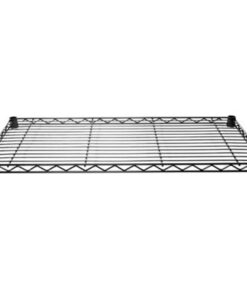 Shelving Inc. Black Wire Shelving with 5 Tier Shelves - 8" d x 36" w x 64" h, Weight Capacity 300lbs Per Shelf 6 31RDKRR4jML