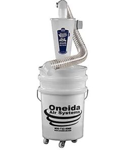 Oneida Air Systems Dust Deputy Deluxe Cyclone Separator Kit with Collapse-Proof Buckets for Wet/Dry Shop Vacuums (DD Deluxe 5-Gal) DD Deluxe 5-Gal 27 31RHr15L3PL